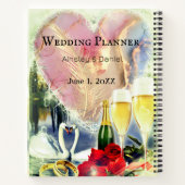 Hochzeitsplaner für Personalisiertes SpiralNoteboo Notizblock (Rückseite)