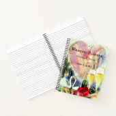 Hochzeitsplaner für Personalisiertes SpiralNoteboo Notizblock (Innenseite)