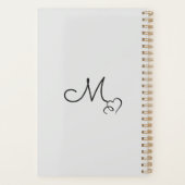 Hochzeitsplaner für Wasserfarbe Planer (Rückseite)