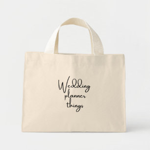 Hochzeitsplaner Geschenk,Hochzeitsplaner Tote , Ho Mini Stoffbeutel