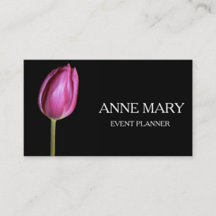 Hochzeitsplaner Hochzeitskoordinator Pinke Tulpe S Visitenkarte