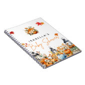 Hochzeitsplaner Kleine Pumpkin Floral Baby Dusche Notizblock (Rechte Seite)