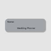 Hochzeitsplaner Magnetischer Namensschild (Vorderseite)