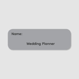 Hochzeitsplaner Magnetischer Namensschild