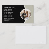 Hochzeitsplaner Moderne Visitenkarten Visitenkarte (Vorne/Hinten)