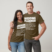 Hochzeitsplaner Noun Verlobung Organisation Funny T-Shirt (Unisex)