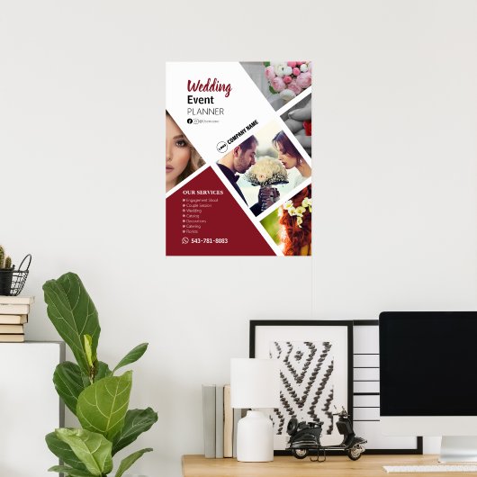 Hochzeitsplaner Poster (Heimbüro)