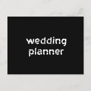 Hochzeitsplaner Postkarte