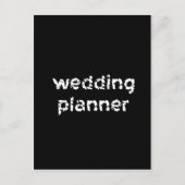 Hochzeitsplaner Postkarte (Vorderseite)