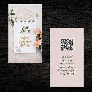 Hochzeitsplaner QR Business Card Visitenkarte