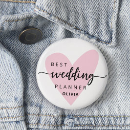 Hochzeitsplaner Rosa Button