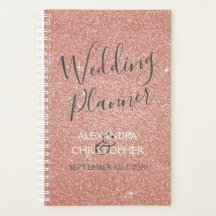 Hochzeitsplaner Rosa - Rose Gold Sparkle Glitzer