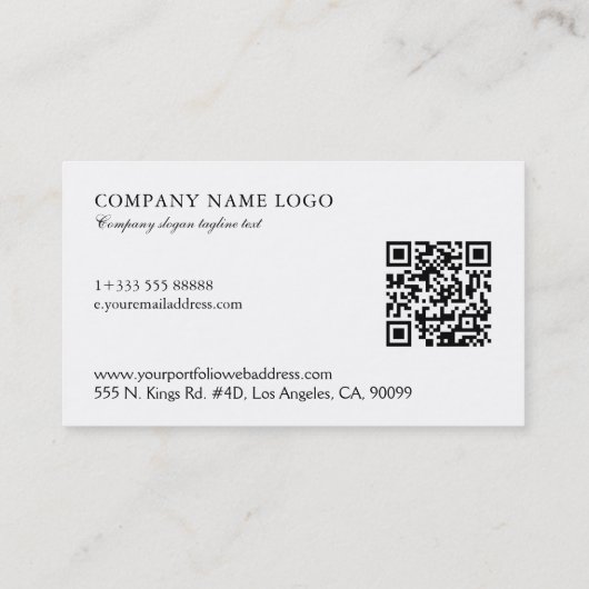 Hochzeitsplaner Schwarz-Weiß-Paisley Visitenkarte (Rückseite)