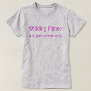 Hochzeitsplaner T-Shirt