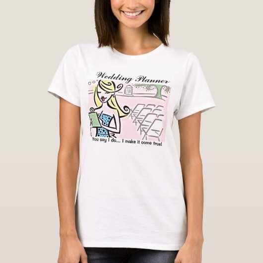 Hochzeitsplaner-T - Shirt (Vorderseite)