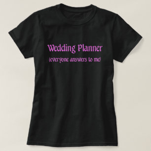 Hochzeitsplaner T-Shirt