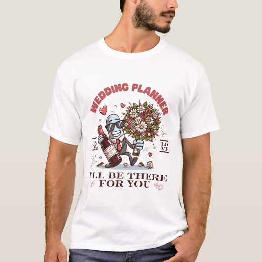 Hochzeitsplaner T-Shirt (Vorderseite)