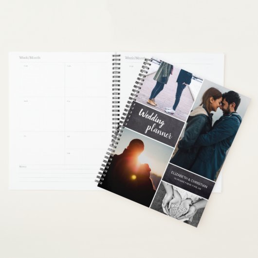 Hochzeitsplaner Verlobung Foto Collage Planer (Anzeige)