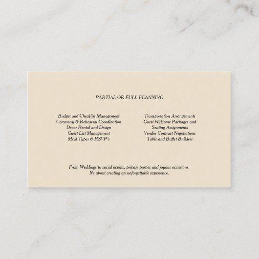 Hochzeitsplaner Vintage Rote Rosen Bluebird Visitenkarte (Rückseite)