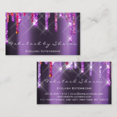 Hochzeitsplaner Violet Tropfens Park Visitenkarte (Vorne/Hinten)