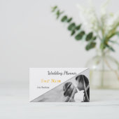 Hochzeitsplaner Visitenkarte (Stehend Vorderseite)