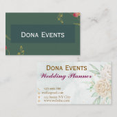Hochzeitsplaner Visitenkarte (Vorne/Hinten)
