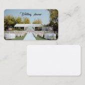 Hochzeitsplaner Visitenkarte (Vorne/Hinten)