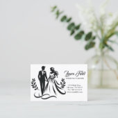 Hochzeitsplaner Visitenkarte (Stehend Vorderseite)