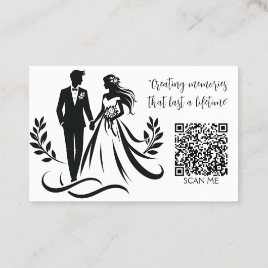 Hochzeitsplaner Visitenkarte (Rückseite)