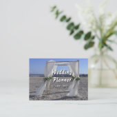 Hochzeitsplaner Visitenkarte (Stehend Vorderseite)