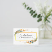 Hochzeitsplaner Visitenkarte (Stehend Vorderseite)