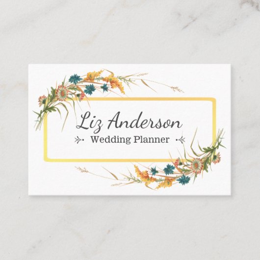 Hochzeitsplaner Visitenkarte (Vorderseite)