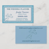 Hochzeitsplaner-Visitenkarte Visitenkarte (Vorne/Hinten)