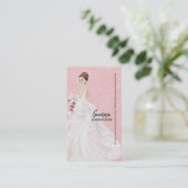 Hochzeitsplaner wählen Hintergrundfarbe Visitenkarte (Stehend Vorderseite)