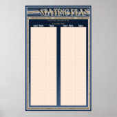 Hochzeitsplanposter Poster (Vorne)