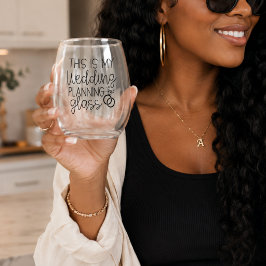 Hochzeitsplanung, Brie to Be Wine Glass Weinglas Ohne Stiel