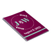 Hochzeitsplanung oder Postveranstaltung Notizblock (Rechte Seite)