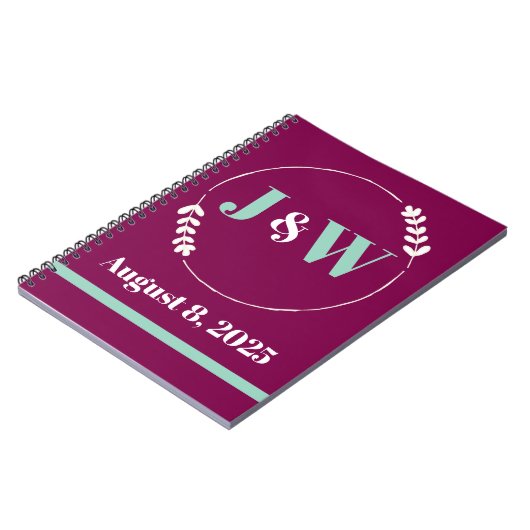 Hochzeitsplanung oder Postveranstaltung Notizblock (Linke Seite)