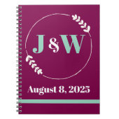 Hochzeitsplanung oder Postveranstaltung Notizblock (Vorderseite)