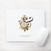 Hochzeitsplanung Romantische Rose Ampersand Mousepad (Mit Mouse)
