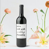 Hochzeitsplanungs-Individuelle Name-Verlobung Weinetikett