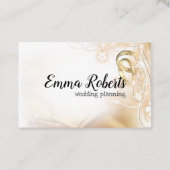 Hochzeitsplanungskarte Visitenkarte (Vorderseite)
