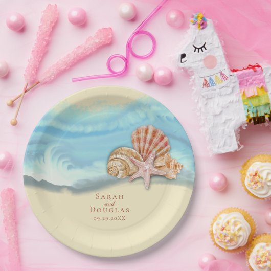 Hochzeitsplatte Pappteller (Party)