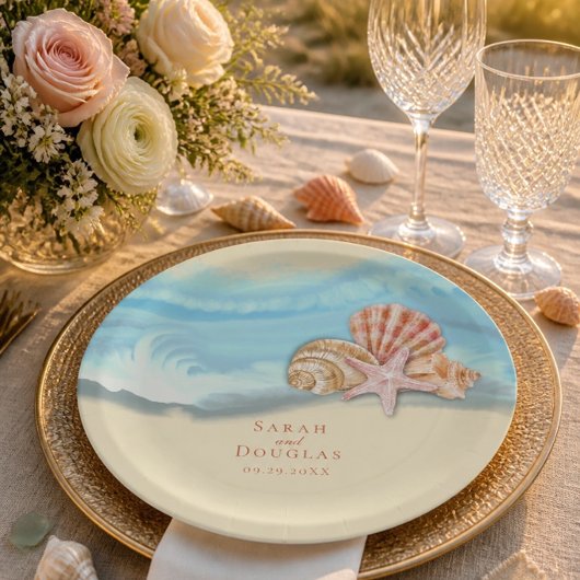 Hochzeitsplatte Pappteller