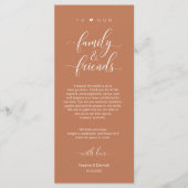 Hochzeitsplattform dank moderner Klassik Card Programm (Vorderseite)