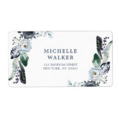 Hochzeitsplattform für Navy Floral Boho (Vorne)