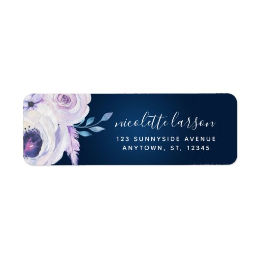 Hochzeitsplattform für Navy und Lilac-Rose (Vorne)