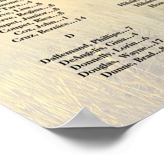 Hochzeitsplattform mit Foto Poster (Ecke)