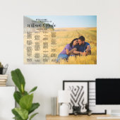 Hochzeitsplattform mit Foto Poster (Heimbüro)