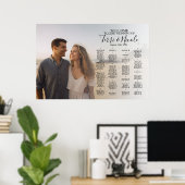 Hochzeitsplattform mit Foto Poster (Heimbüro)
